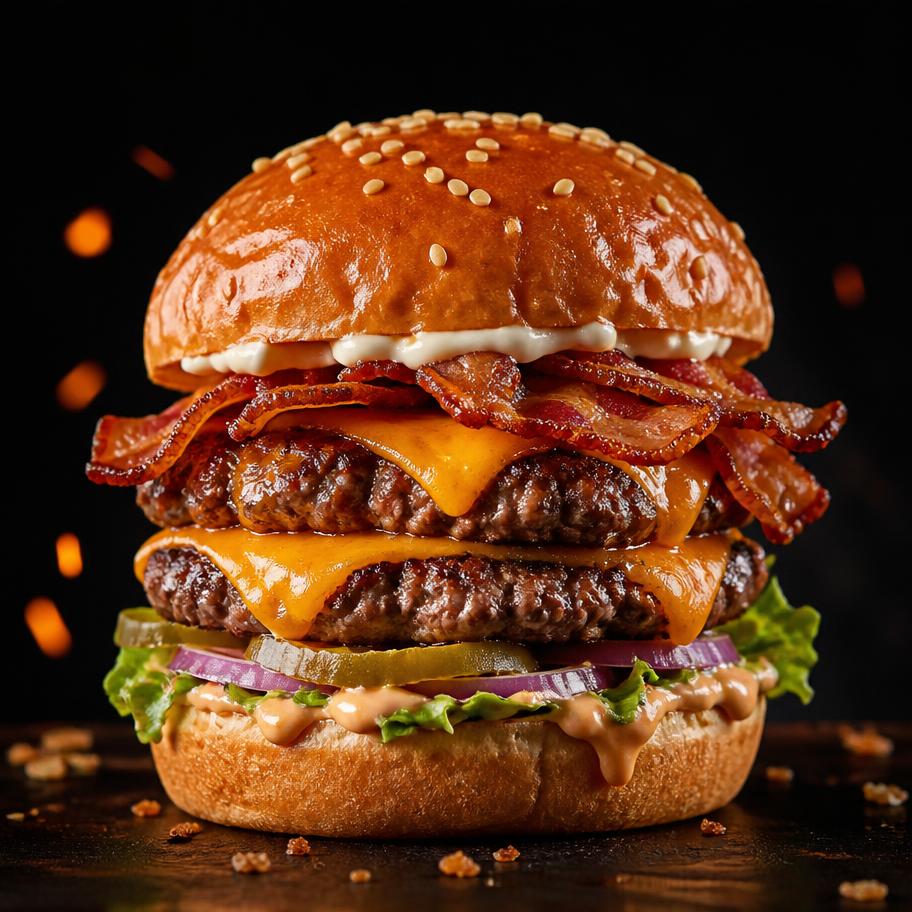 Cheddar Bacon, imagem conceitual